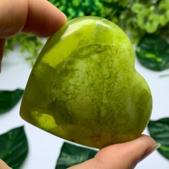 100g Best Quality Transparent Green Jade Heart, Shah Maqsood Jade Heart, Green Jade Heart, Jade Stone Heart, Polished Jade Heart, Jade Heart
