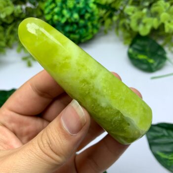 100g Top Quality Yellow Jade Wand, Shah Maqsood Jade Wand, Green Jade Wand, Green Polished Jade Wand, Green Jade Stone Wand, Jade Wand, Jade
