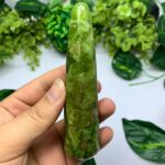 159g Top Quality Green Jade Wand