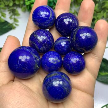 Beautiful Blue Lapis Lazuli Sphere