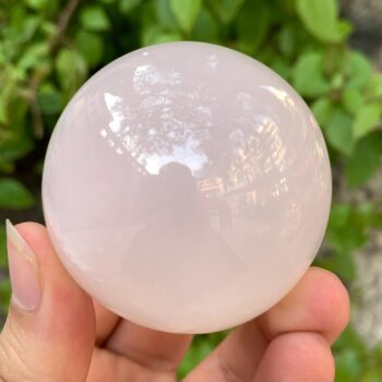 300g Beautiful UV-Reactive Pink Mangano Calcite Sphere, Pink Calcite Sphere, Calcite Sphere, Pink Calcite Ball, Pink Calcite Ball, Calcite