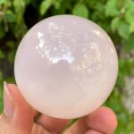 300g Beautiful UV-Reactive Pink Mangano Calcite Sphere
