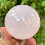 310g Beautiful UV-Reactive Pink Mangano Calcite Sphere