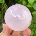 308g Beautiful UV-Reactive Pink Mangano Calcite Sphere