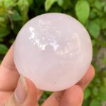 295g Beautiful UV-Reactive Pink Mangano Calcite Sphere