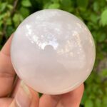 299g Beautiful UV-Reactive Pink Mangano Calcite Sphere