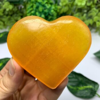 185g Beautiful Quality Orange Calcite Heart, Orange Calcite Heart Stone, Orange Calcite, Orange Calcite, Calcite Stone, Calcite Heart Stone