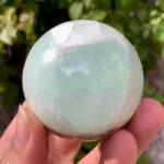 290g Beautiful Caribbean Calcite Sphere