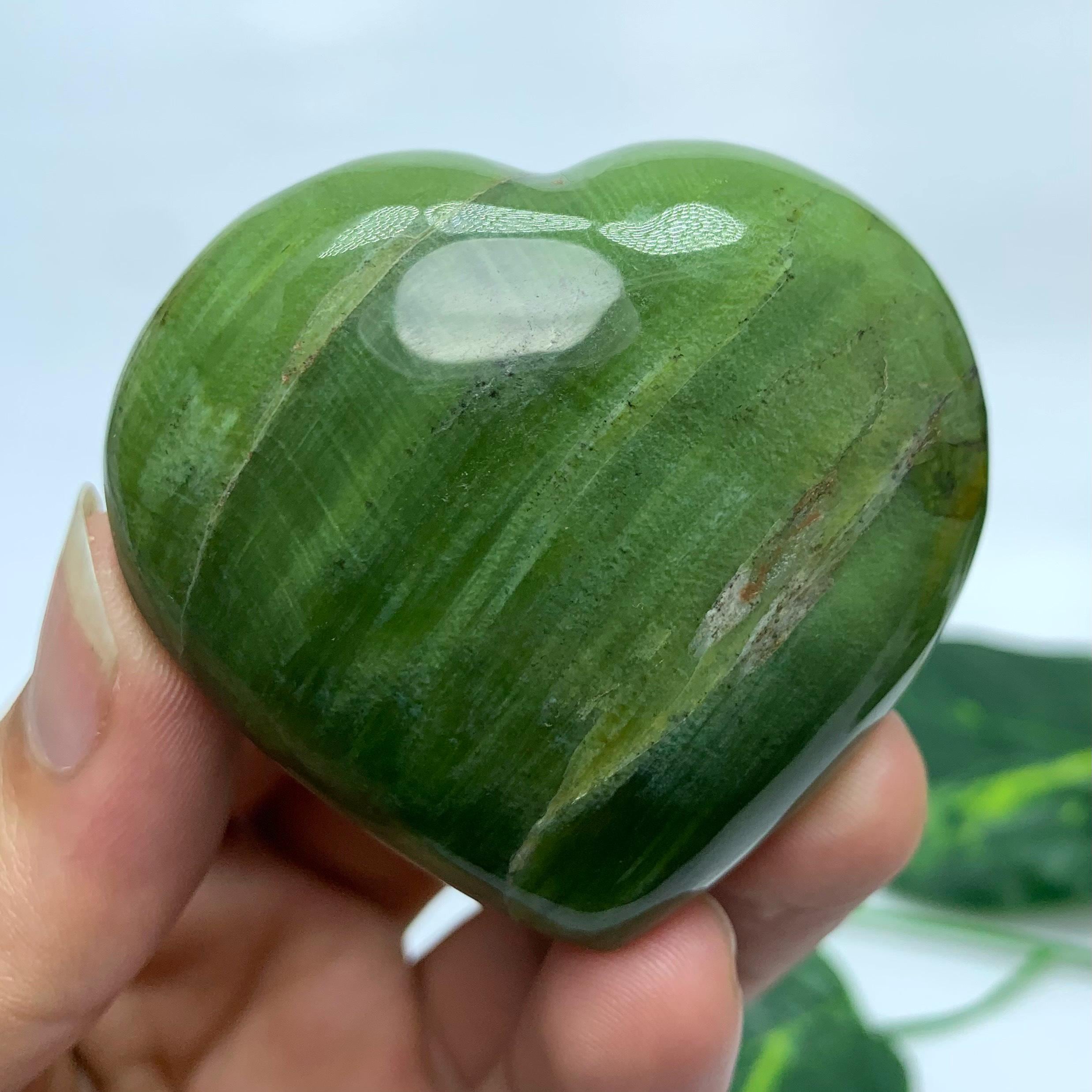 Polished Tremolite Heart Polished Tremolite Heart