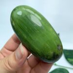 108g Beautiful Green Tremolite Palm Stone