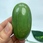 80g Beautiful Green Tremolite Palm Stone