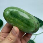 175g Top Quality Green Tremolite Palm Stone