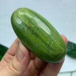 85g Top Quality Green Tremolite Palm Stone