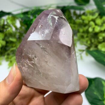 205g Beautiful Purple Amethyst Polished Faceted Crystal