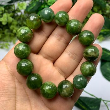 60g Beautiful Green Jade Beads Bracelet, Shah Maqsood Jade Bracelet, Green Jade Bracelet, Green Jade Stone Bracelet, Jade Beads Bracelet