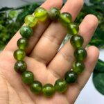 Beautiful Green Jade Beads Bracelet