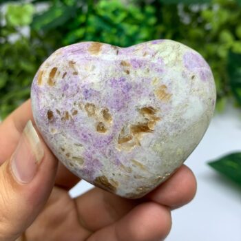83g Beautiful UV Reactive Hackmanite Heart Stone, Hackmanite Heartstone, Purple Hackmanite Heart Stone, Hackamnite Heart Stones, Hackmanite