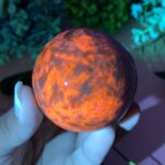 335g Beautiful UV Reactive Hackmanite Sphere