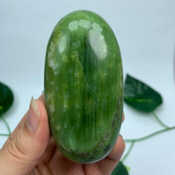 175g Top Quality Green Tremolite Palm Stone, Green Tremolite Palm Stone, Polished Tremolite Palm Stone, Polished Tremolite Palm, Tremolite