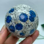 384g AAA Quality K2 Blue Azurite Sphere, K2 Azurite Sphere, K2 Sphere, K2 Blue Azurite Ball, K2 Azurite Ball, K2 Ball, K2 Crystal Sphere, K2
