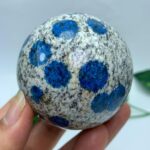 384g AAA Quality K2 Blue Azurite Sphere