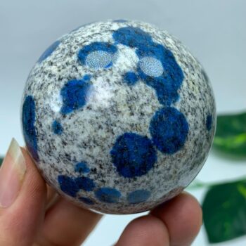 250g A++ Quality K2 Blue Azurite Sphere, K2 Azurite Sphere, K2 Sphere, K2 Blue Azurite Ball, K2 Azurite Ball, K2 Ball, K2 Crystal Sphere