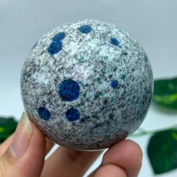 270g Best Quality K2 Blue Azurite Sphere, K2 Azurite Sphere, K2 Sphere, K2 Blue Azurite Ball, K2 Azurite Ball, K2 Ball, K2 Crystal Sphere