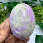 164g Beautiful UV Reactive Hackmanite Palm Stone