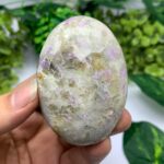 136g Beautiful UV Reactive Hackmanite Palm Stone