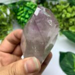 205g Beautiful Purple Amethyst Polished Faceted Crystal