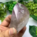 205g Beautiful Purple Amethyst Polished Faceted Crystal