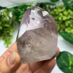 205g Beautiful Purple Amethyst Polished Faceted Crystal