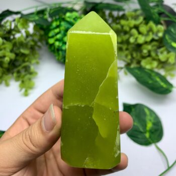 260g Best Quality Green Jade Tower, Shah Maqsood Jade Obelisk, Green Jade Tower, Green Polished Jade Tower, Green Jade Stone Obelisk, Jade