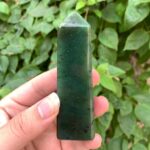 175g Beautiful Quality Green Nephrite Jade Tower
