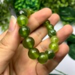 Beautiful Green Jade Beads Bracelet