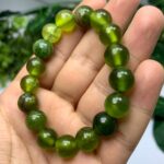 Beautiful Green Jade Beads Bracelet
