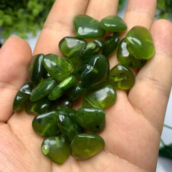 25 Pcs Best Quality Transparent Green Jade Hearts, Jade Hearts, Green Jade Hearts, Jade Stone Hearts, Polished Jade Heart, Jade Green Hearts