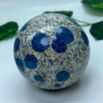 384g AAA Quality K2 Blue Azurite Sphere