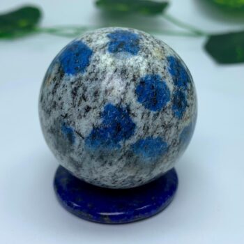 125g Best Quality K2 Blue Azurite Sphere, K2 Azurite Sphere, K2 Sphere, K2 Blue Azurite Ball, K2 Azurite Ball, K2 Ball, K2 Crystal Sphere