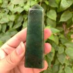 175g Beautiful Quality Green Nephrite Jade Tower